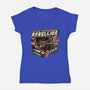 Time To Join The Rebellion-Womens-V-Neck-Tee-glitchygorilla