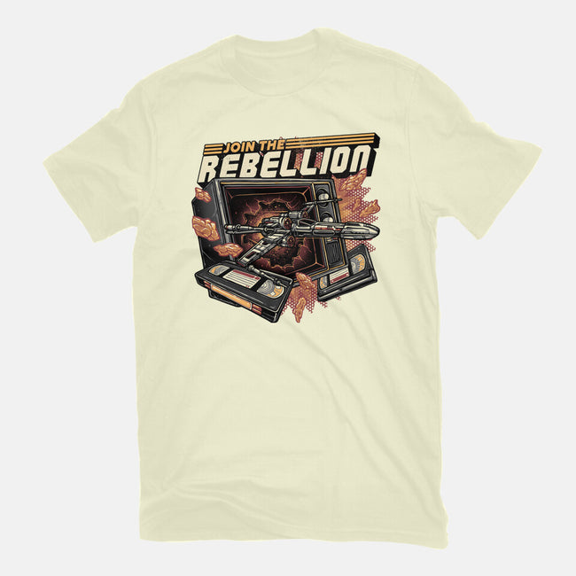 Time To Join The Rebellion-Mens-Basic-Tee-glitchygorilla