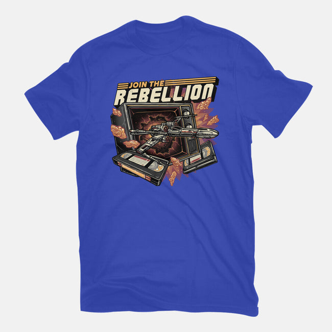 Time To Join The Rebellion-Womens-Fitted-Tee-glitchygorilla
