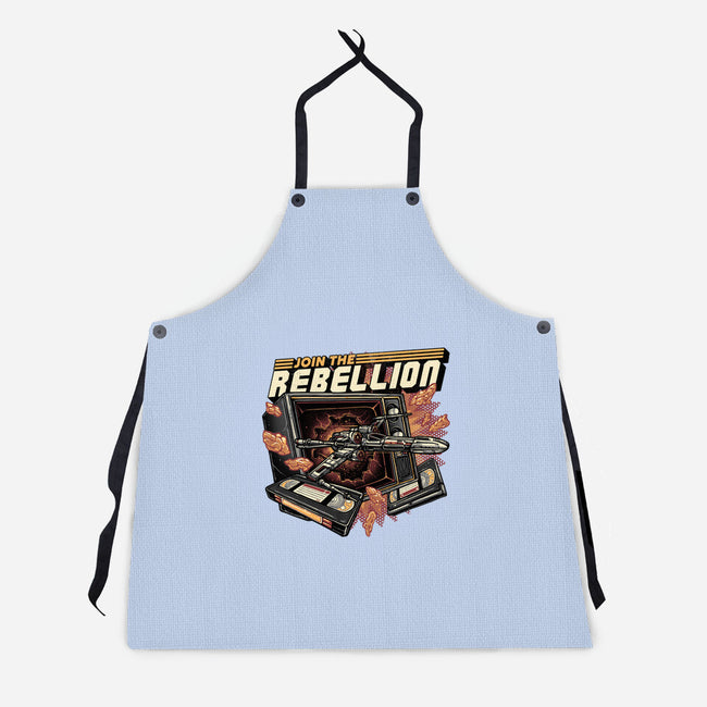 Time To Join The Rebellion-Unisex-Kitchen-Apron-glitchygorilla