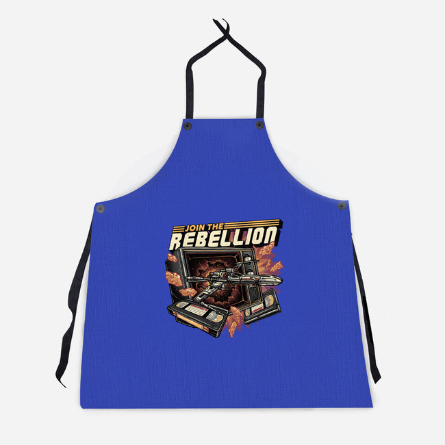 Time To Join The Rebellion-Unisex-Kitchen-Apron-glitchygorilla
