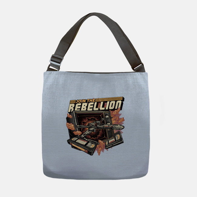 Time To Join The Rebellion-None-Adjustable Tote-Bag-glitchygorilla