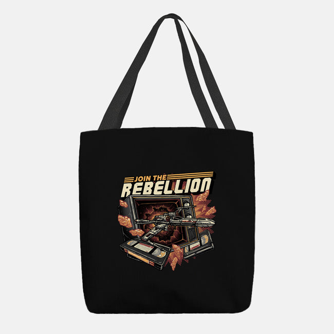 Time To Join The Rebellion-None-Basic Tote-Bag-glitchygorilla