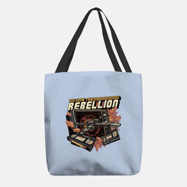 Time To Join The Rebellion-None-Basic Tote-Bag-glitchygorilla