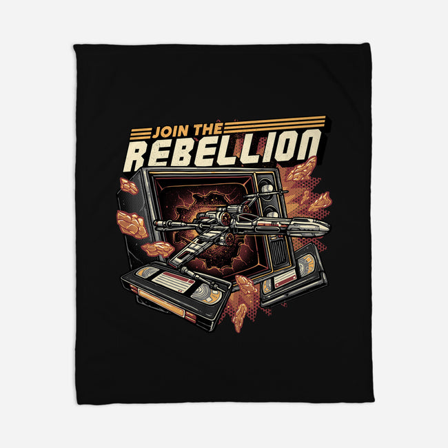 Time To Join The Rebellion-None-Fleece-Blanket-glitchygorilla