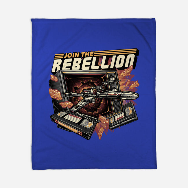 Time To Join The Rebellion-None-Fleece-Blanket-glitchygorilla