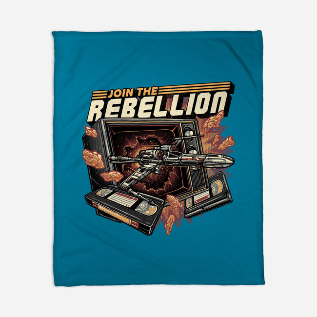 Time To Join The Rebellion-None-Fleece-Blanket-glitchygorilla