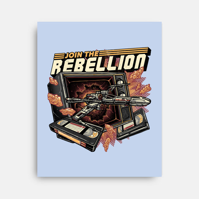 Time To Join The Rebellion-None-Stretched-Canvas-glitchygorilla