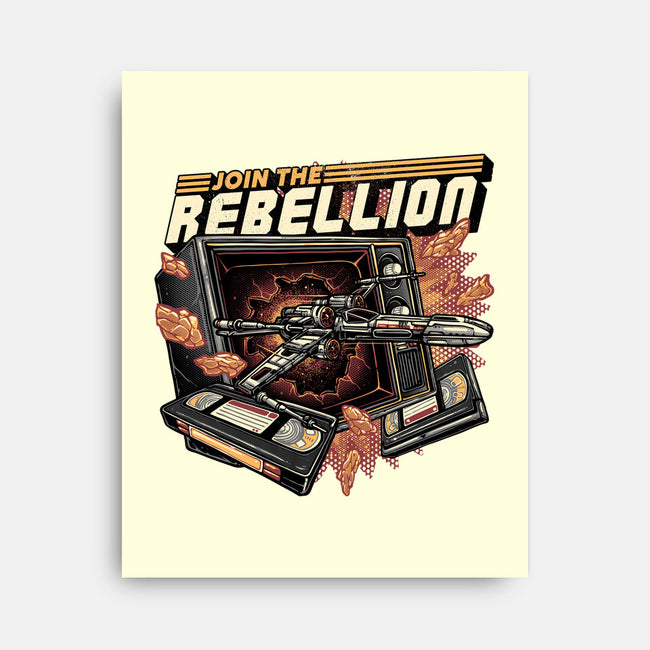 Time To Join The Rebellion-None-Stretched-Canvas-glitchygorilla