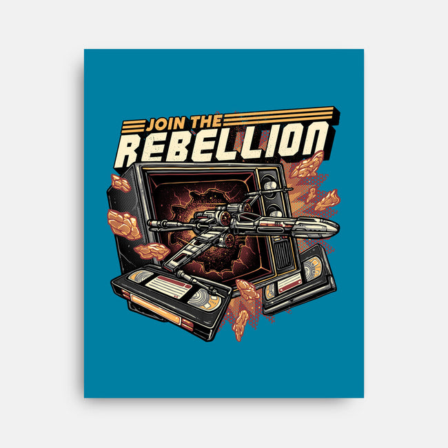 Time To Join The Rebellion-None-Stretched-Canvas-glitchygorilla