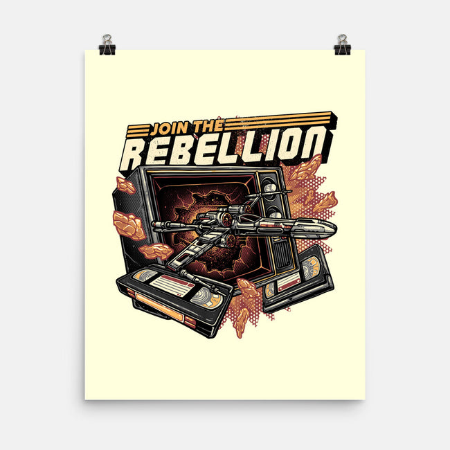 Time To Join The Rebellion-None-Matte-Poster-glitchygorilla