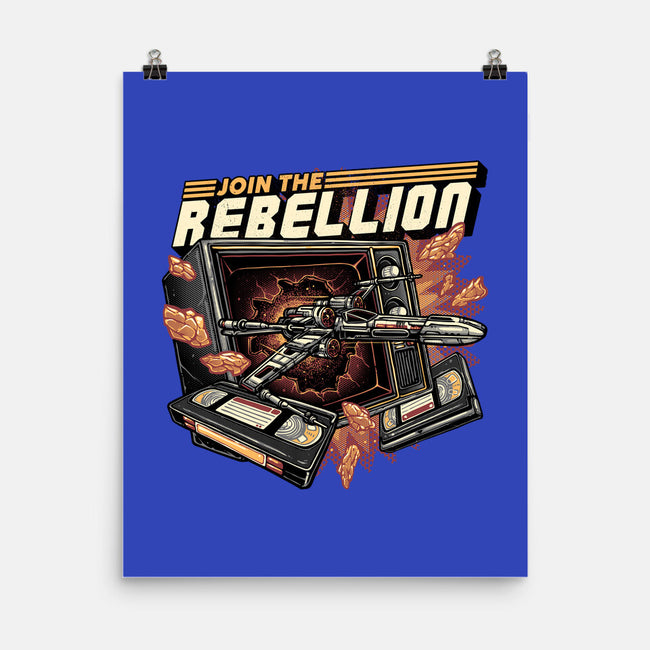 Time To Join The Rebellion-None-Matte-Poster-glitchygorilla