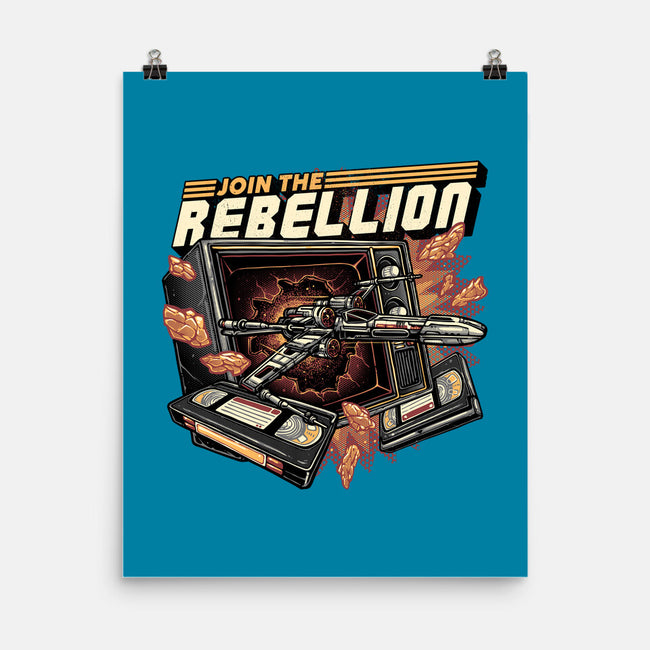 Time To Join The Rebellion-None-Matte-Poster-glitchygorilla
