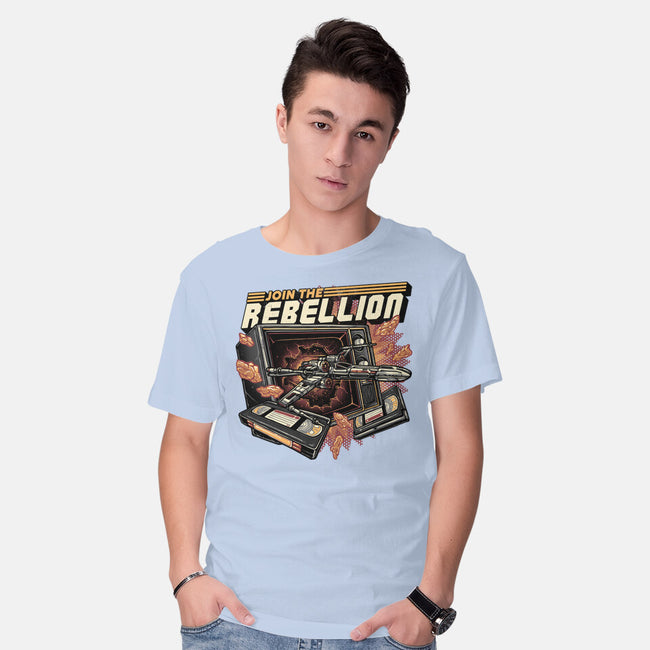Time To Join The Rebellion-Mens-Basic-Tee-glitchygorilla