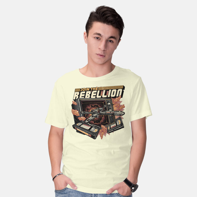 Time To Join The Rebellion-Mens-Basic-Tee-glitchygorilla