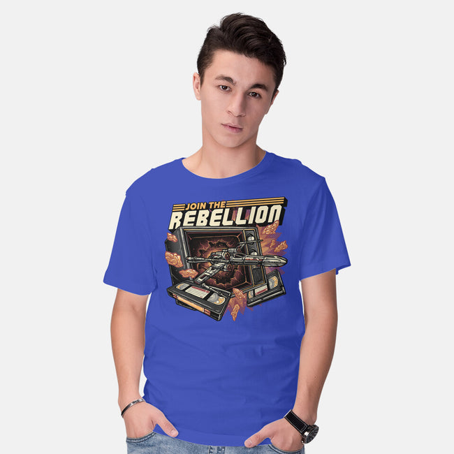 Time To Join The Rebellion-Mens-Basic-Tee-glitchygorilla