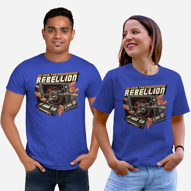 Time To Join The Rebellion-Unisex-Basic-Tee-glitchygorilla