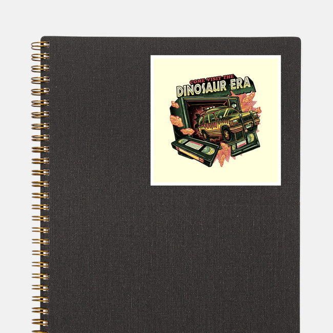The Dinosaur Era-None-Glossy-Sticker-glitchygorilla