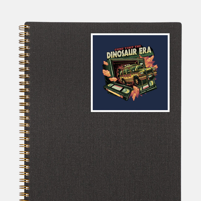 The Dinosaur Era-None-Glossy-Sticker-glitchygorilla