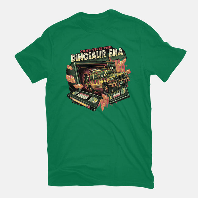 The Dinosaur Era-Unisex-Basic-Tee-glitchygorilla