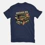 The Dinosaur Era-Womens-Fitted-Tee-glitchygorilla