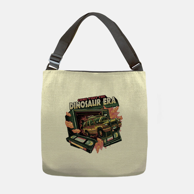 The Dinosaur Era-None-Adjustable Tote-Bag-glitchygorilla