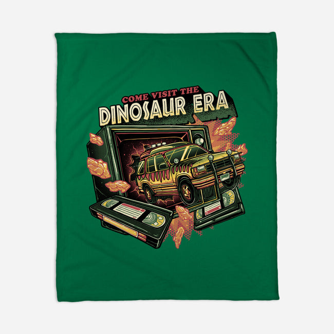 The Dinosaur Era-None-Fleece-Blanket-glitchygorilla