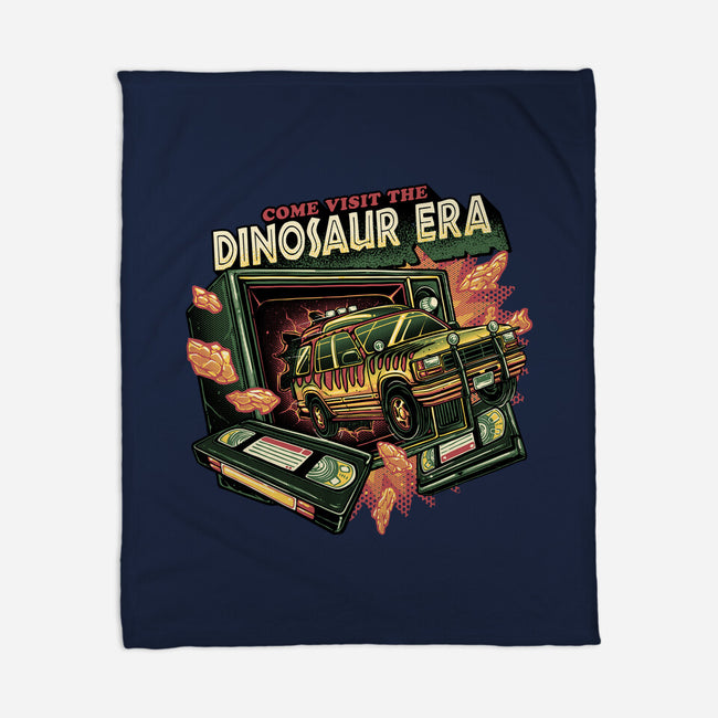 The Dinosaur Era-None-Fleece-Blanket-glitchygorilla