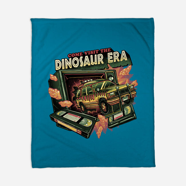 The Dinosaur Era-None-Fleece-Blanket-glitchygorilla
