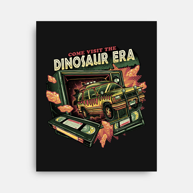 The Dinosaur Era-None-Stretched-Canvas-glitchygorilla