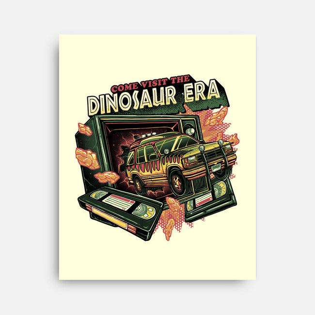 The Dinosaur Era-None-Stretched-Canvas-glitchygorilla