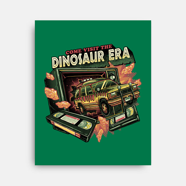 The Dinosaur Era-None-Stretched-Canvas-glitchygorilla