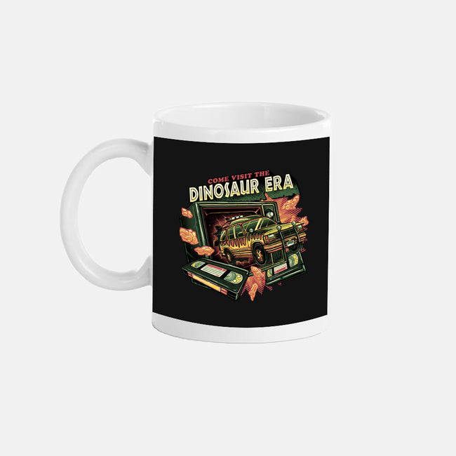 The Dinosaur Era-None-Mug-Drinkware-glitchygorilla
