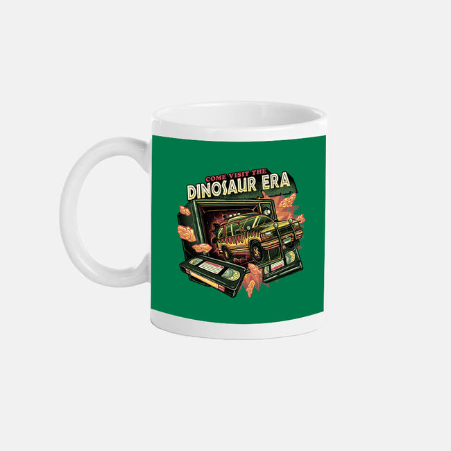 The Dinosaur Era-None-Mug-Drinkware-glitchygorilla