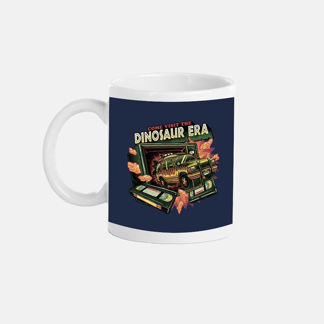 The Dinosaur Era-None-Mug-Drinkware-glitchygorilla