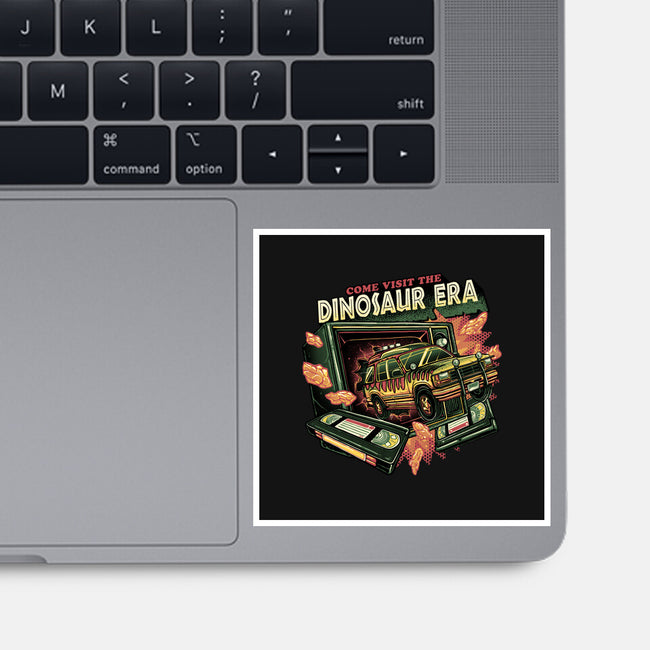 The Dinosaur Era-None-Glossy-Sticker-glitchygorilla