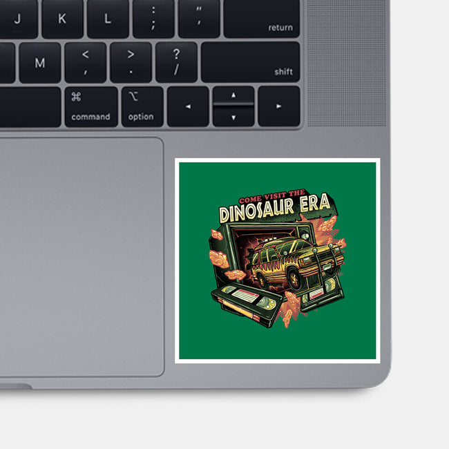 The Dinosaur Era-None-Glossy-Sticker-glitchygorilla
