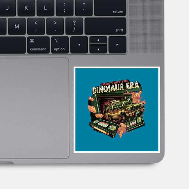 The Dinosaur Era-None-Glossy-Sticker-glitchygorilla