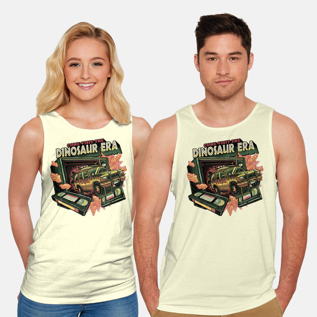 The Dinosaur Era-Unisex-Basic-Tank-glitchygorilla