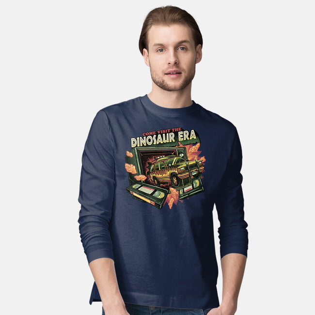 The Dinosaur Era-Mens-Long Sleeved-Tee-glitchygorilla