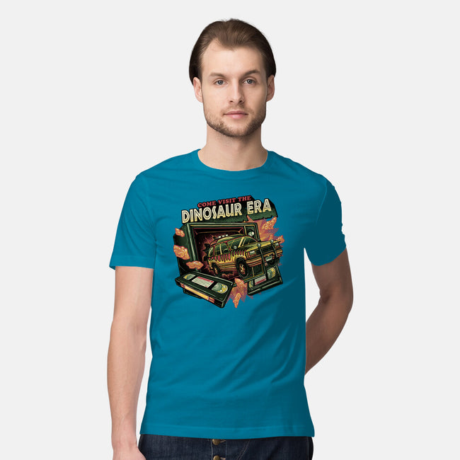 The Dinosaur Era-Mens-Premium-Tee-glitchygorilla