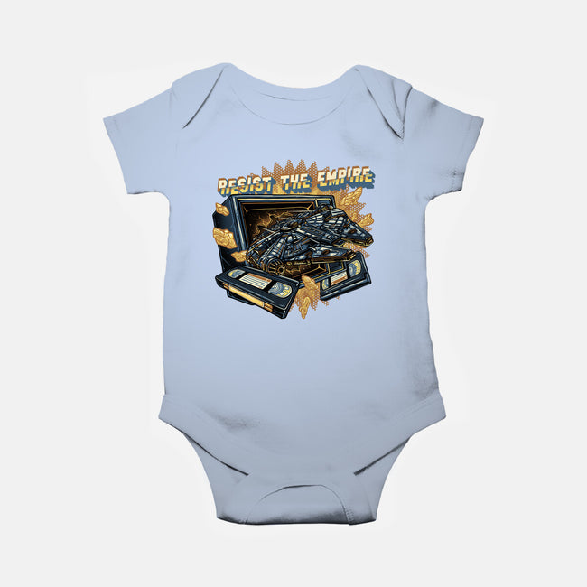 Resist The Empire-Baby-Basic-Onesie-glitchygorilla