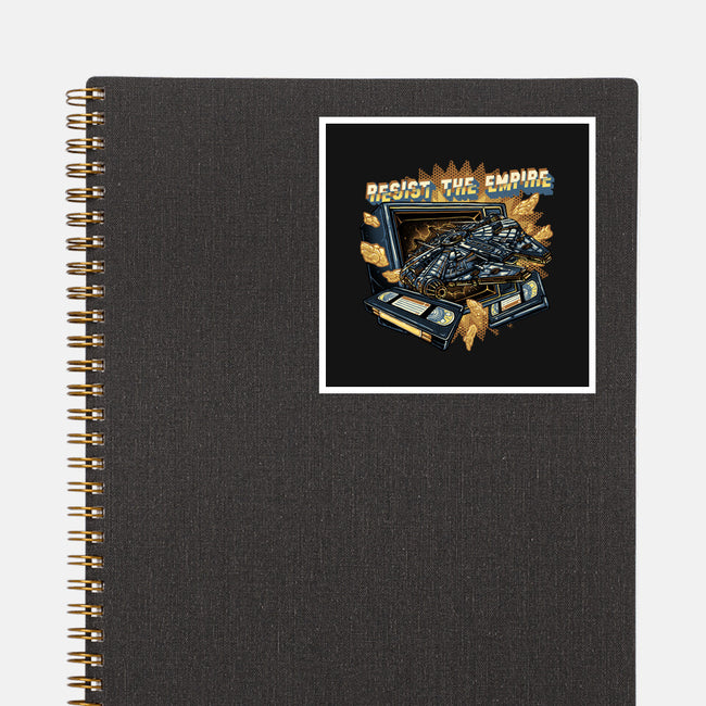 Resist The Empire-None-Glossy-Sticker-glitchygorilla