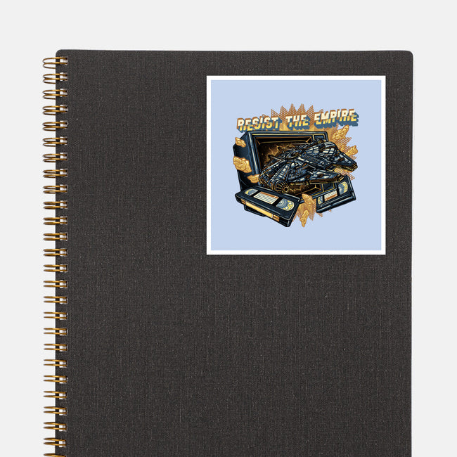 Resist The Empire-None-Glossy-Sticker-glitchygorilla