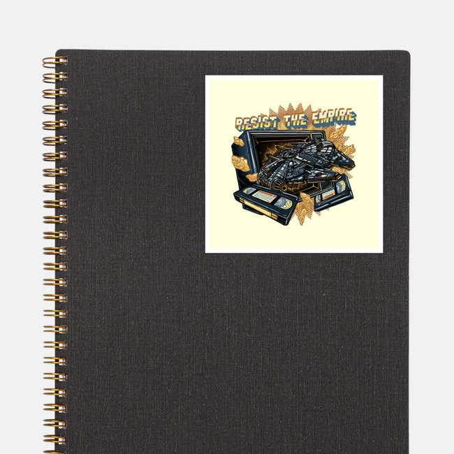 Resist The Empire-None-Glossy-Sticker-glitchygorilla