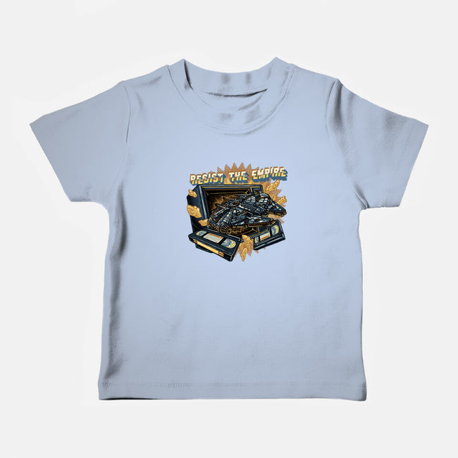 Resist The Empire-Baby-Basic-Tee-glitchygorilla
