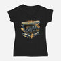 Resist The Empire-Womens-V-Neck-Tee-glitchygorilla