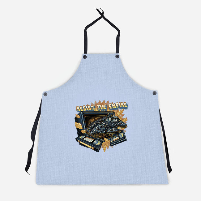 Resist The Empire-Unisex-Kitchen-Apron-glitchygorilla