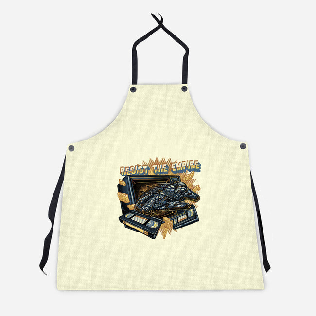 Resist The Empire-Unisex-Kitchen-Apron-glitchygorilla