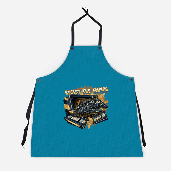 Resist The Empire-Unisex-Kitchen-Apron-glitchygorilla